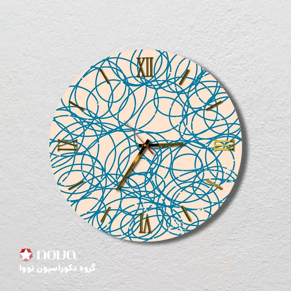 ساعت دیواری مدرن طرح مینیمال کد CLK-26