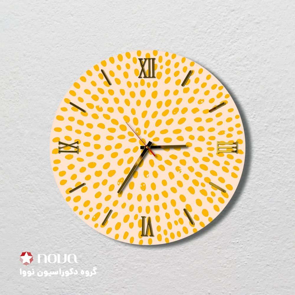 ساعت دیواری مدرن طرح مینیمال کد CLK-27