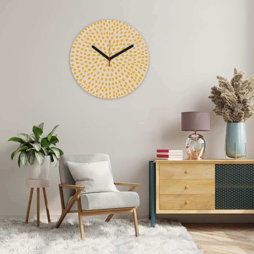 عکس محصول ساعت دیواری مدرن طرح مینیمال کد CLK-27