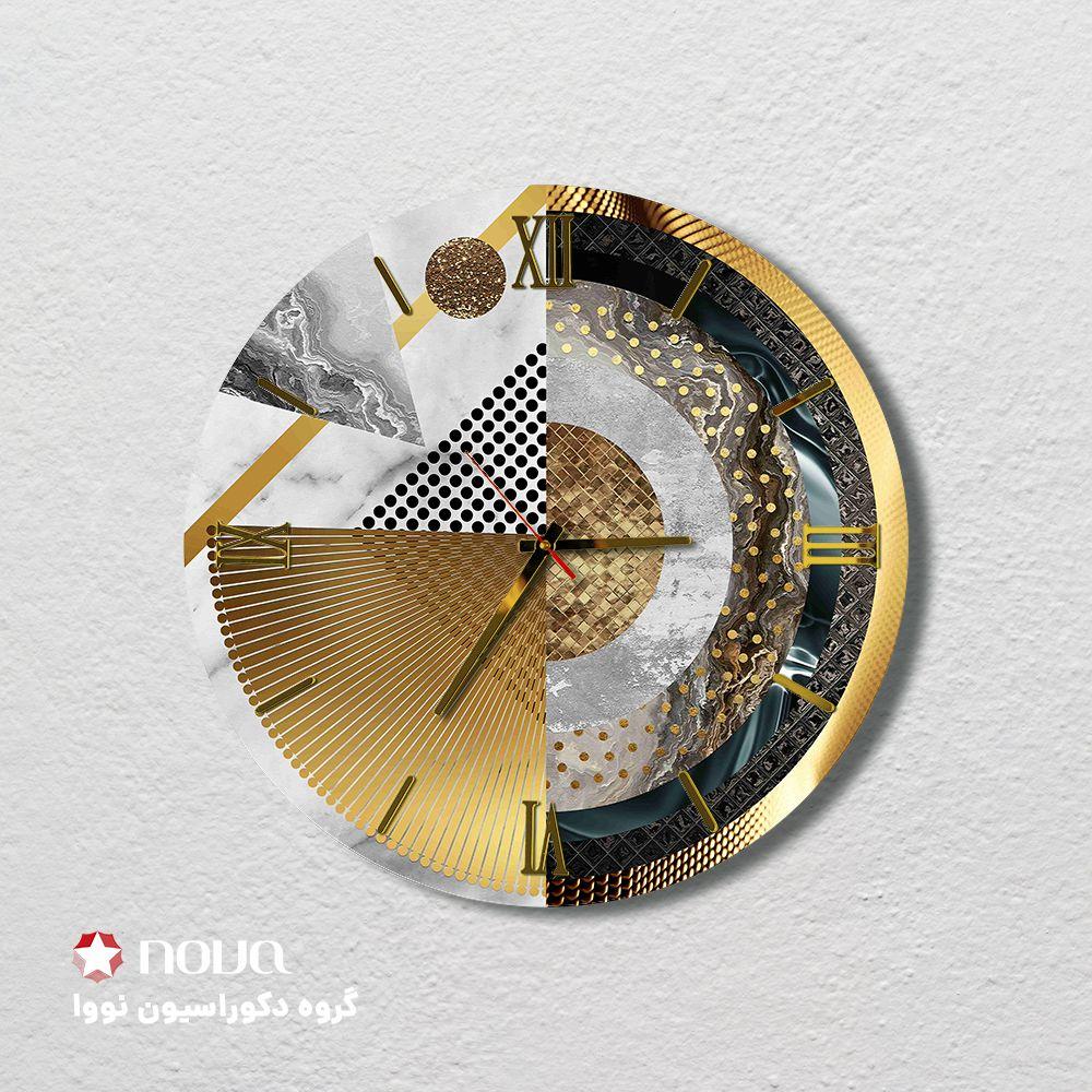 ساعت دیواری مدرن طرح کارولین کد CLK-34