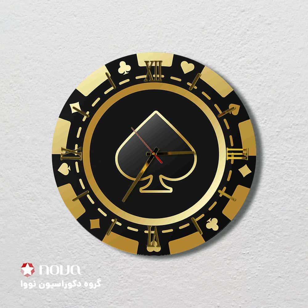 ساعت دیواری مدرن طرح اسپیدز کد CLK-37
