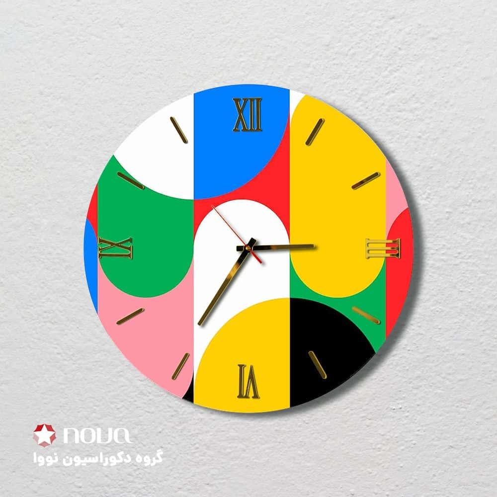 ساعت دیواری مدرن طرح مینیمال کد CLK-16