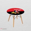 میز مدرن کودک مدل پایه چوبی طرح میکی موس کد KDW-01