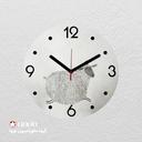 ساعت دیواری مدرن کودک قطر 40 طرح گوسفند کد CLK-09