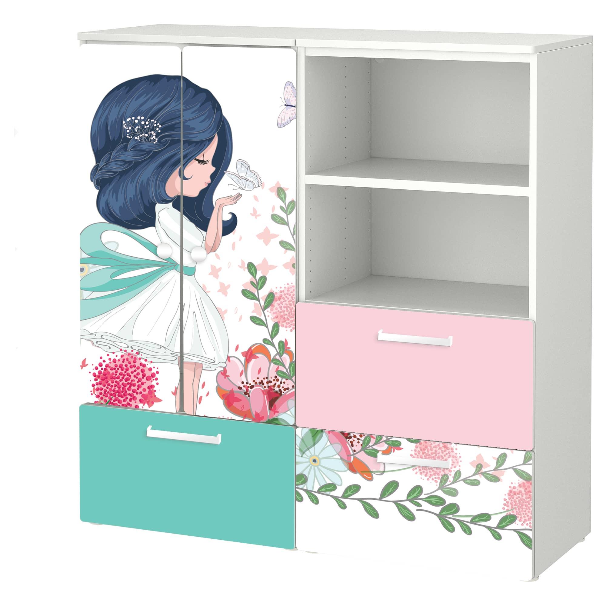 عکس محصول دراور مدل کیدو طرح فرشته کوچولو KDO-02