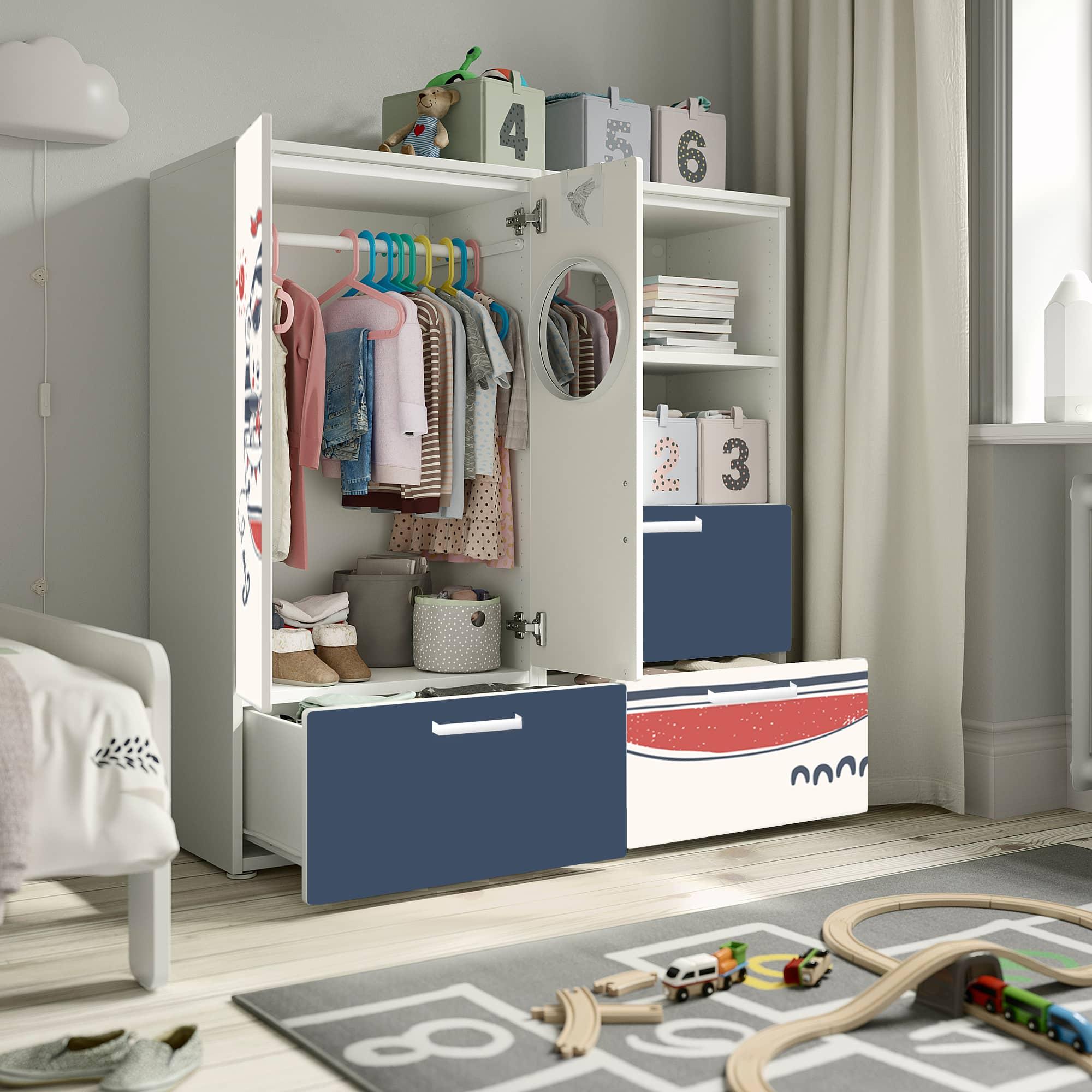 عکس محصول دراور مدل کیدو طرح ملوان کوچولو KDO-04