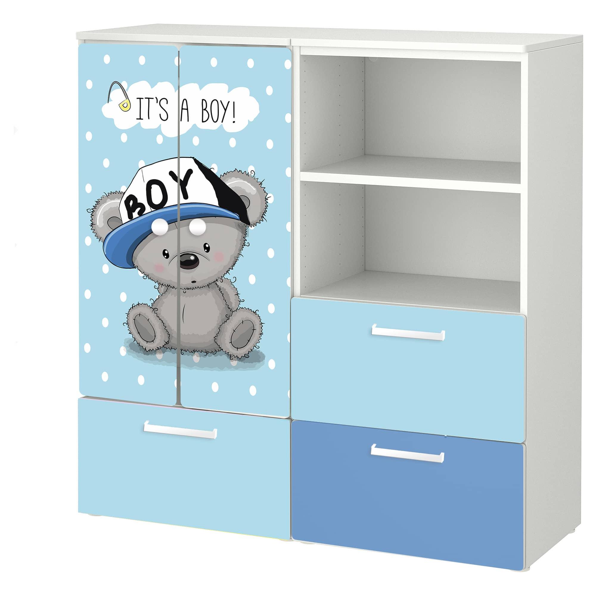 عکس محصول دراور مدل کیدو رنگ طرح تدی KDO-07