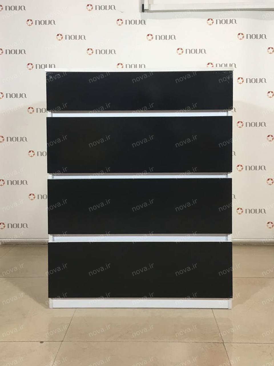نمونه اجرا شده محصول دراور مدل ایکیا رنگ مشکی کد COL-02