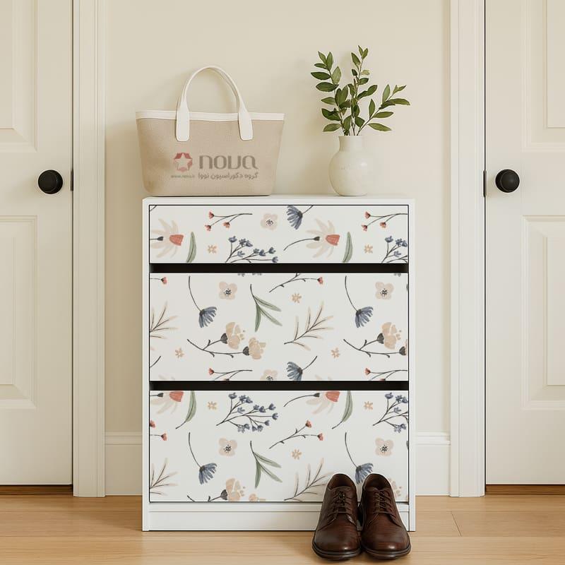 عکس محصول جاکفشی طرح گل‌ مدل ایکیا کد IKA-22