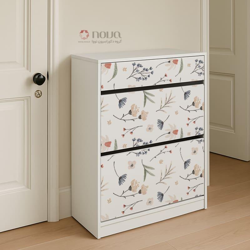 عکس محصول جاکفشی طرح گل‌ مدل ایکیا کد IKA-22