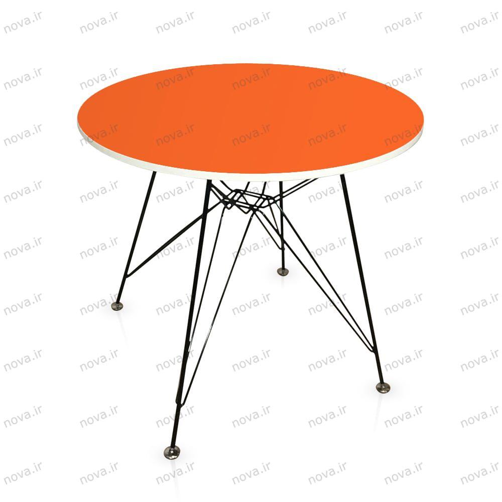عکس محصول میز پایه فلزی مدل اسپایدر پرو رنگ نارنجی کد COL-04
