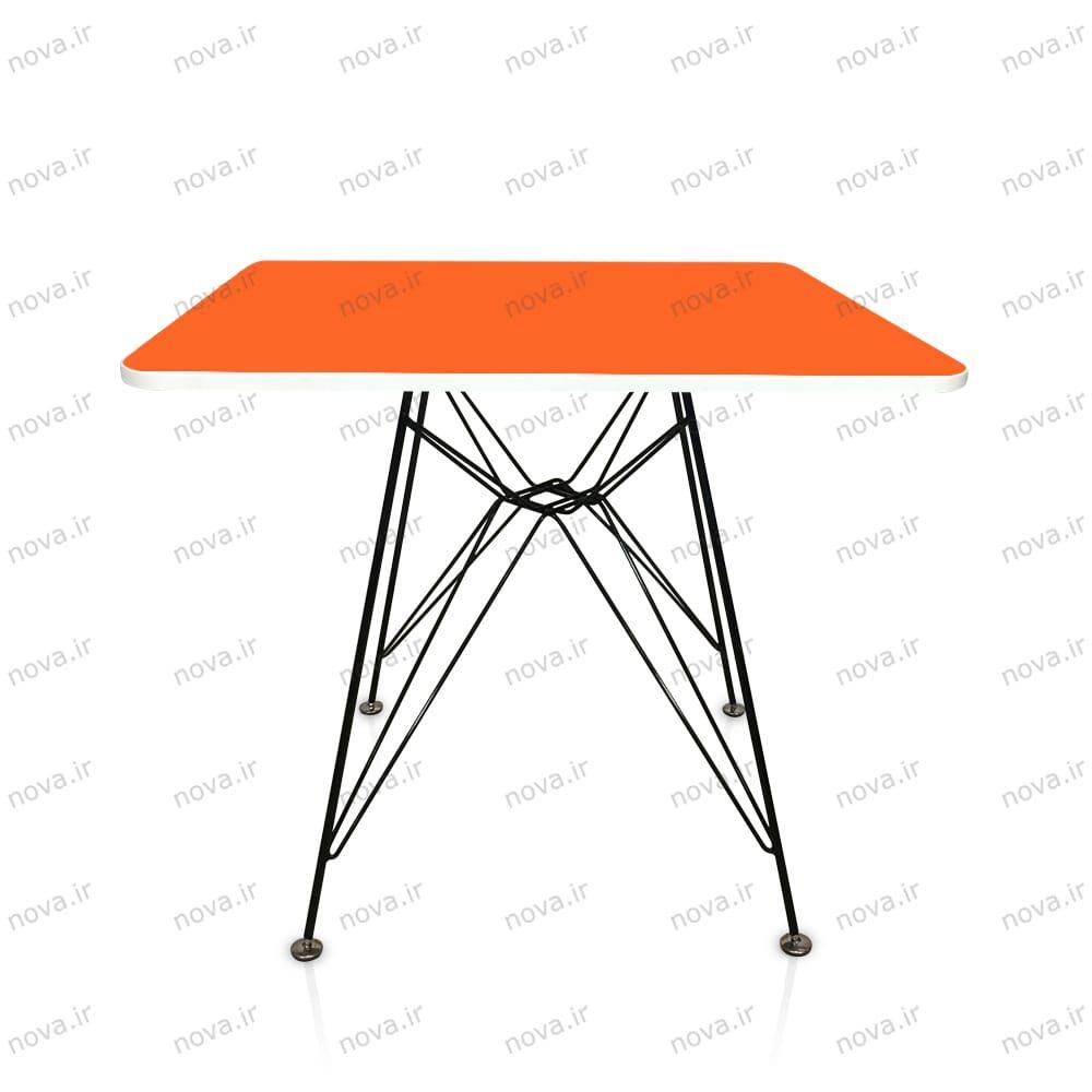 عکس محصول میز پایه فلزی مدل اسپایدر پرو رنگ نارنجی کد COL-04