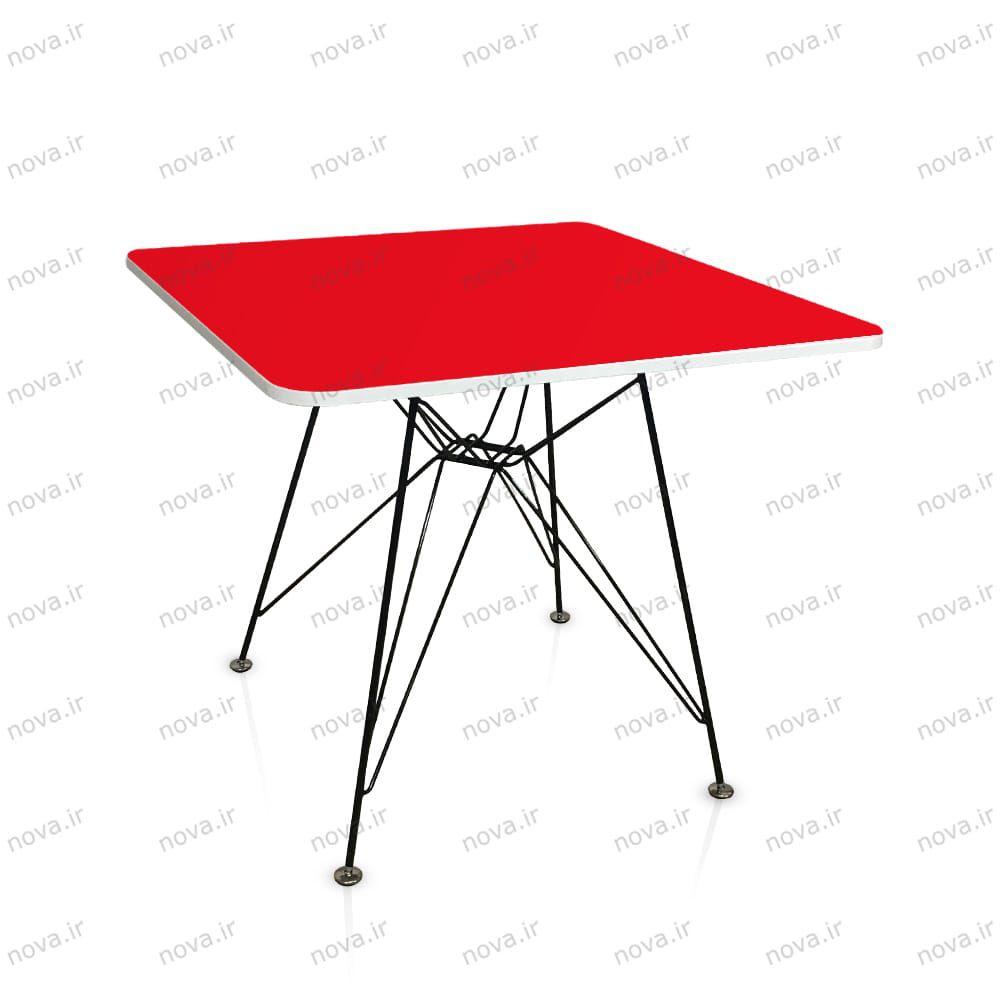 عکس محصول میز پایه فلزی مدل اسپایدر پرو رنگ قرمز کد COL-08