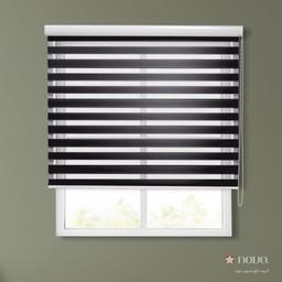 Image of پرده زبرا تک رنگ مشکی کد COL-22