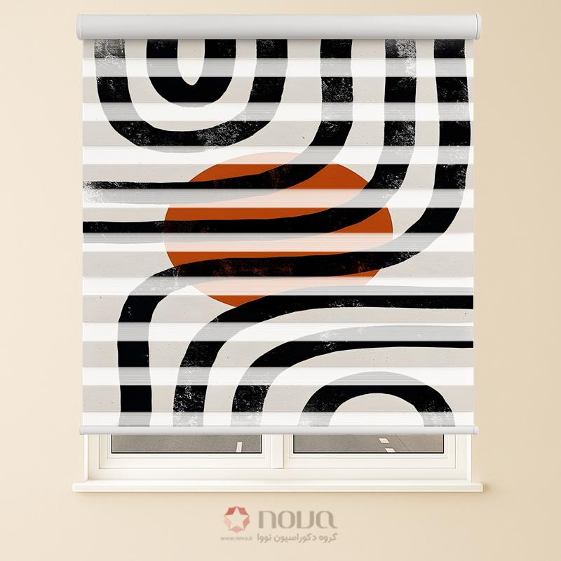 پرده زبرا طرح مینیمال کد MM-03 پرده زبرا طرح مینیمال کد MM-03