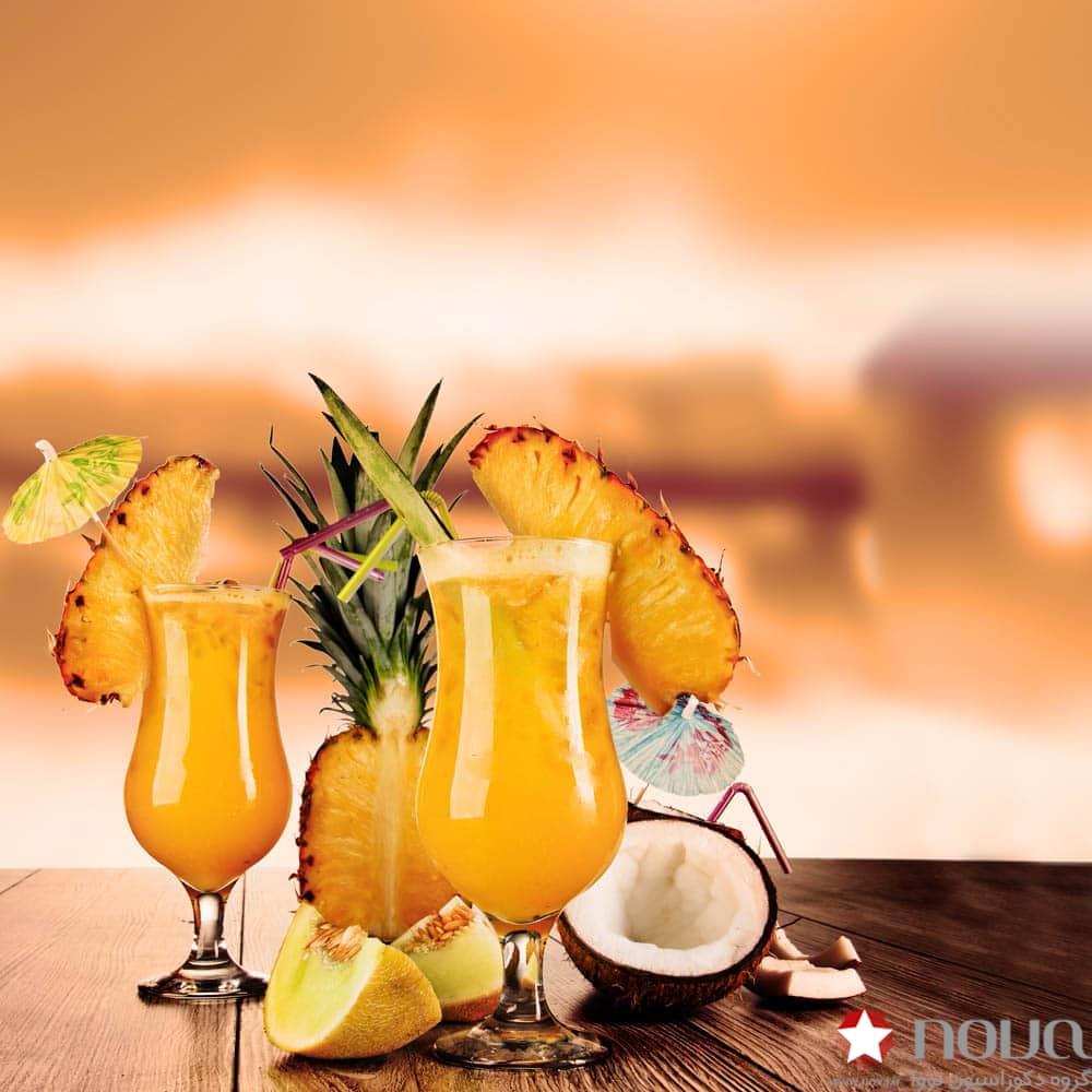 عکس محصول پرده زبرا تصویری طرح آبمیوه کد FOD-03