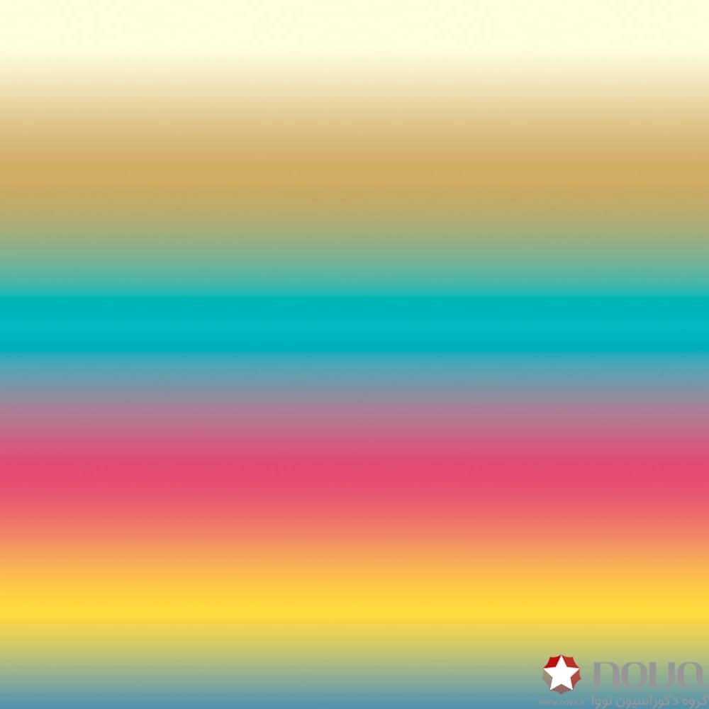 عکس محصول پرده سیلوئت طرح طیف رنگی کد RC-06