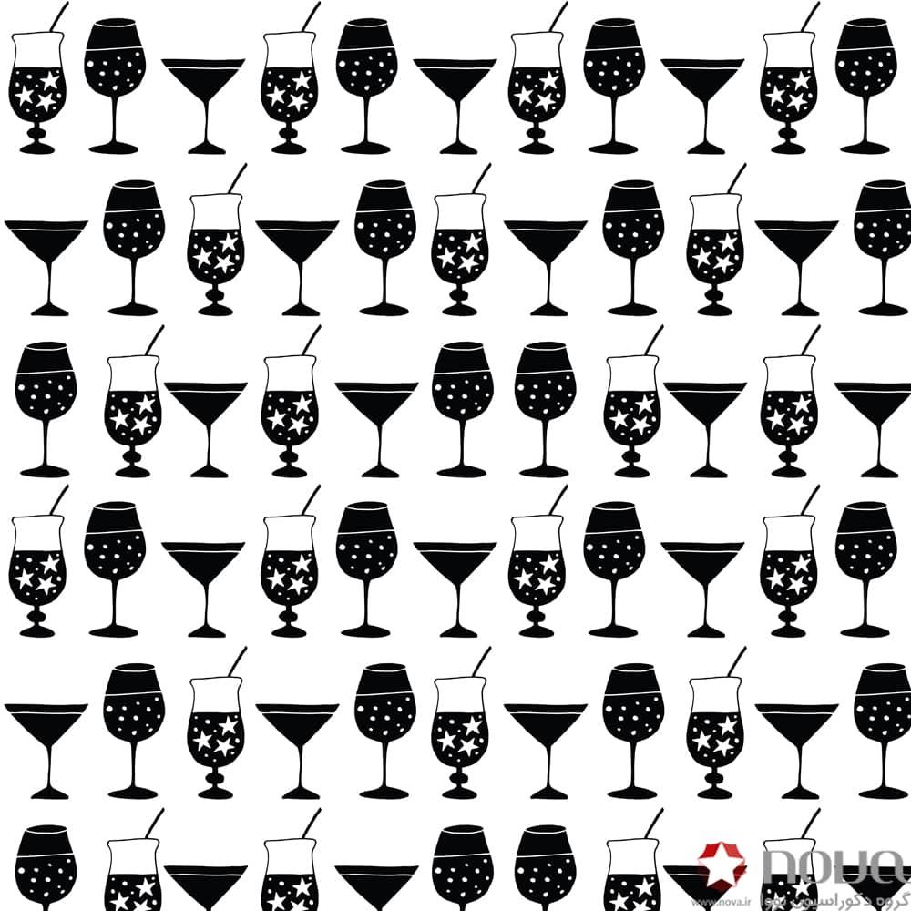 عکس محصول پرده زبرا پترن آشپزخانه طرح گیلاس کد PTA-03