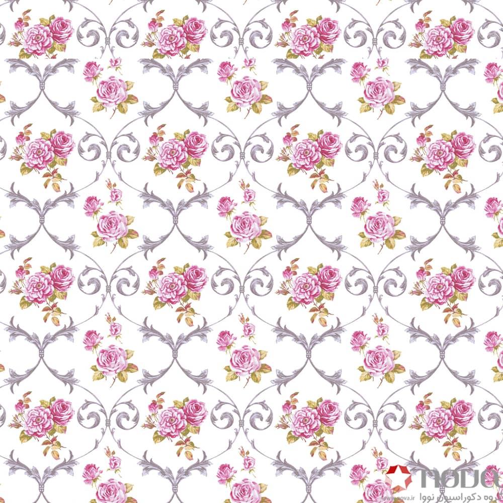 عکس محصول پرده سیلویت پترن کلاسیک طرح داماسک کد PAT-26