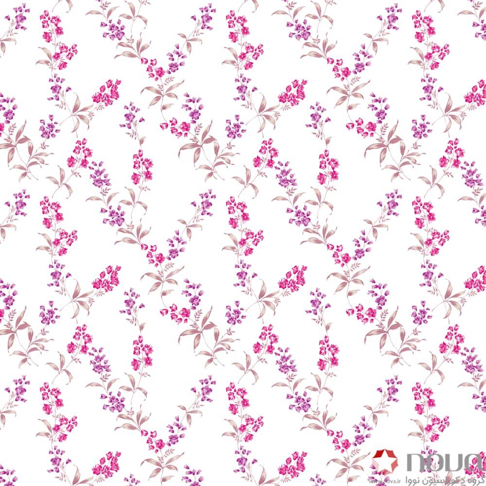 عکس محصول پرده سیلویت پترن کلاسیک طرح گل کد PAT-36