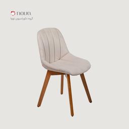 Image of صندلی مدرن پایه چوبی روکش مخمل مدل مایا