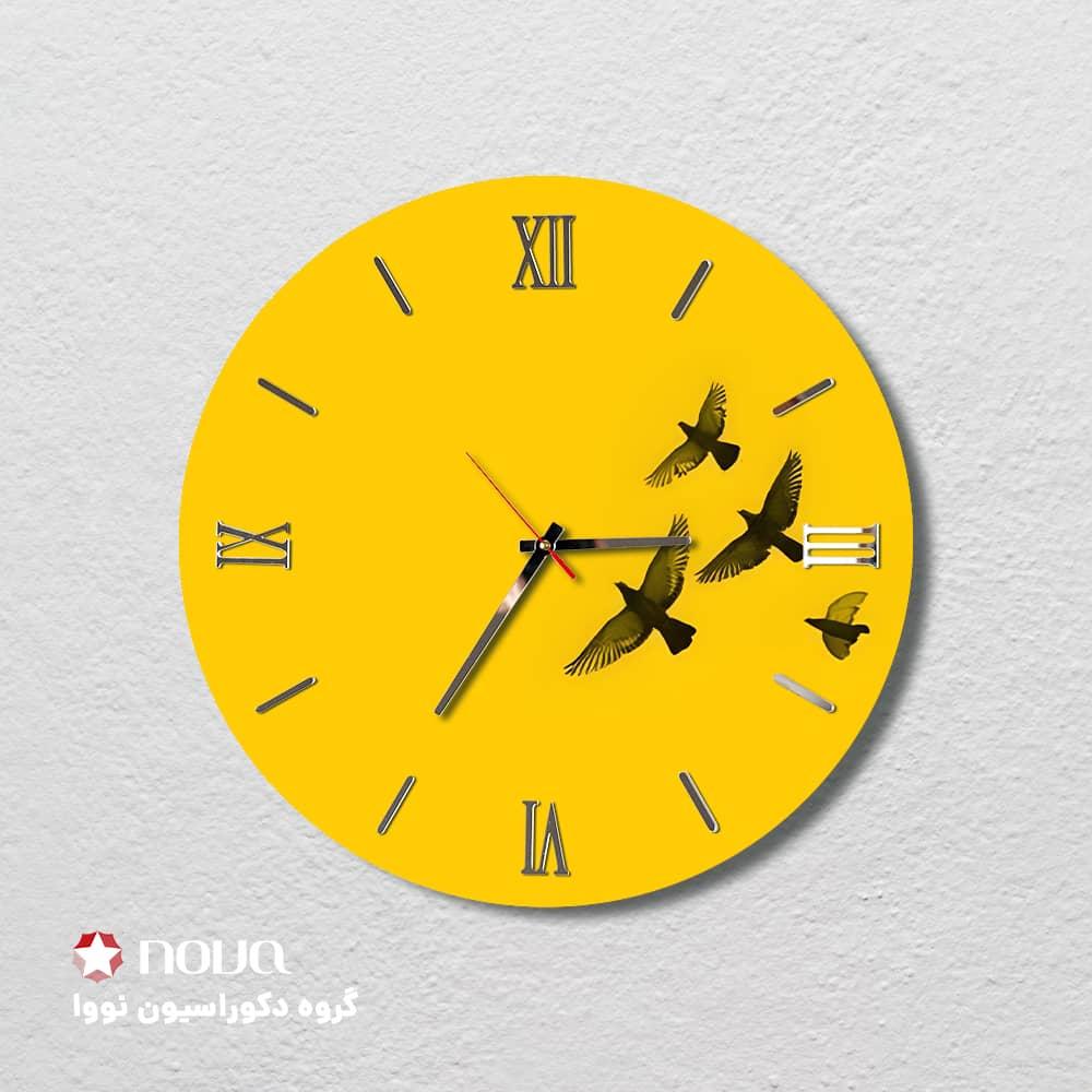 عکس محصول ساعت دیواری مدرن طرح پرواز کد CLK-29