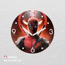 ساعت دیواری مدرن کودک طرح ددپول کد CLK-81