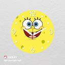 ساعت دیواری مدرن کودک طرح باب اسفنجی کد CLK-83