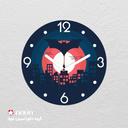 ساعت دیواری مدرن کودک طرح بتمن  کد CLK-84