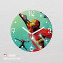 ساعت دیواری مدرن کودک طرح مارول کد CLK-92