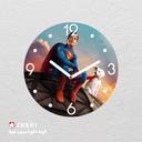 ساعت دیواری مدرن کودک طرح سوپرمن کد CLK-94