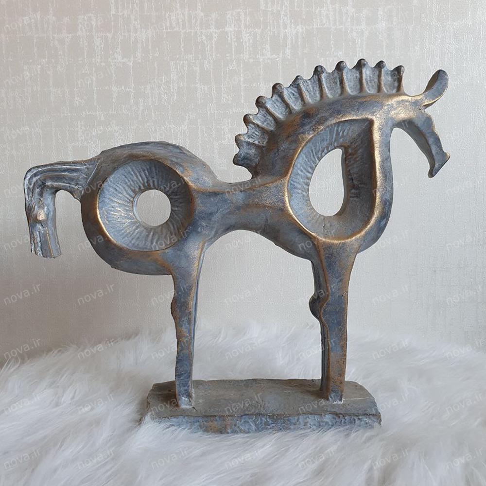 عکس محصول مجسمه دکوراتیو اسب رومی