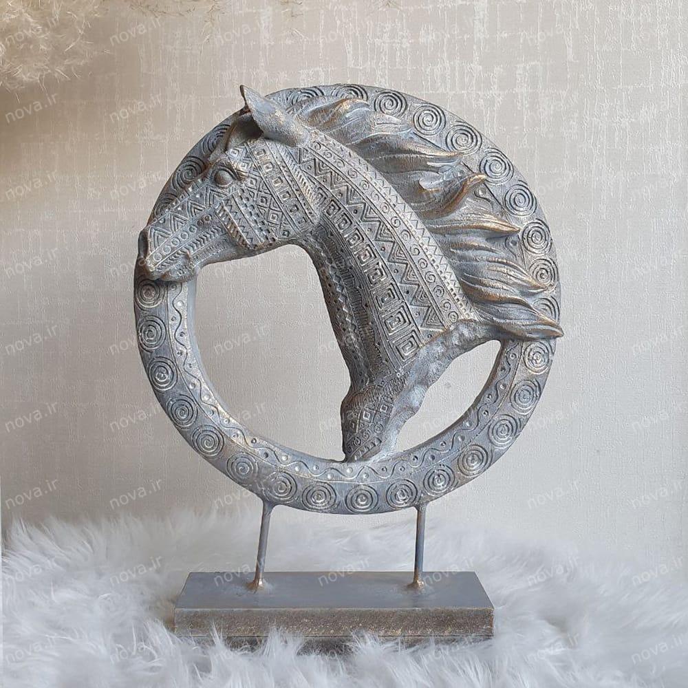 عکس محصول استند دکوراتیو تندیس اسب