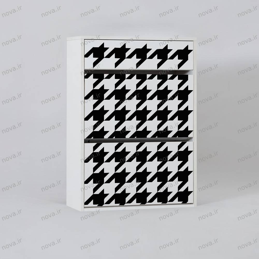 عکس محصول جاکفشی مدل ایکیا طرح پیچازی کد IKA-19