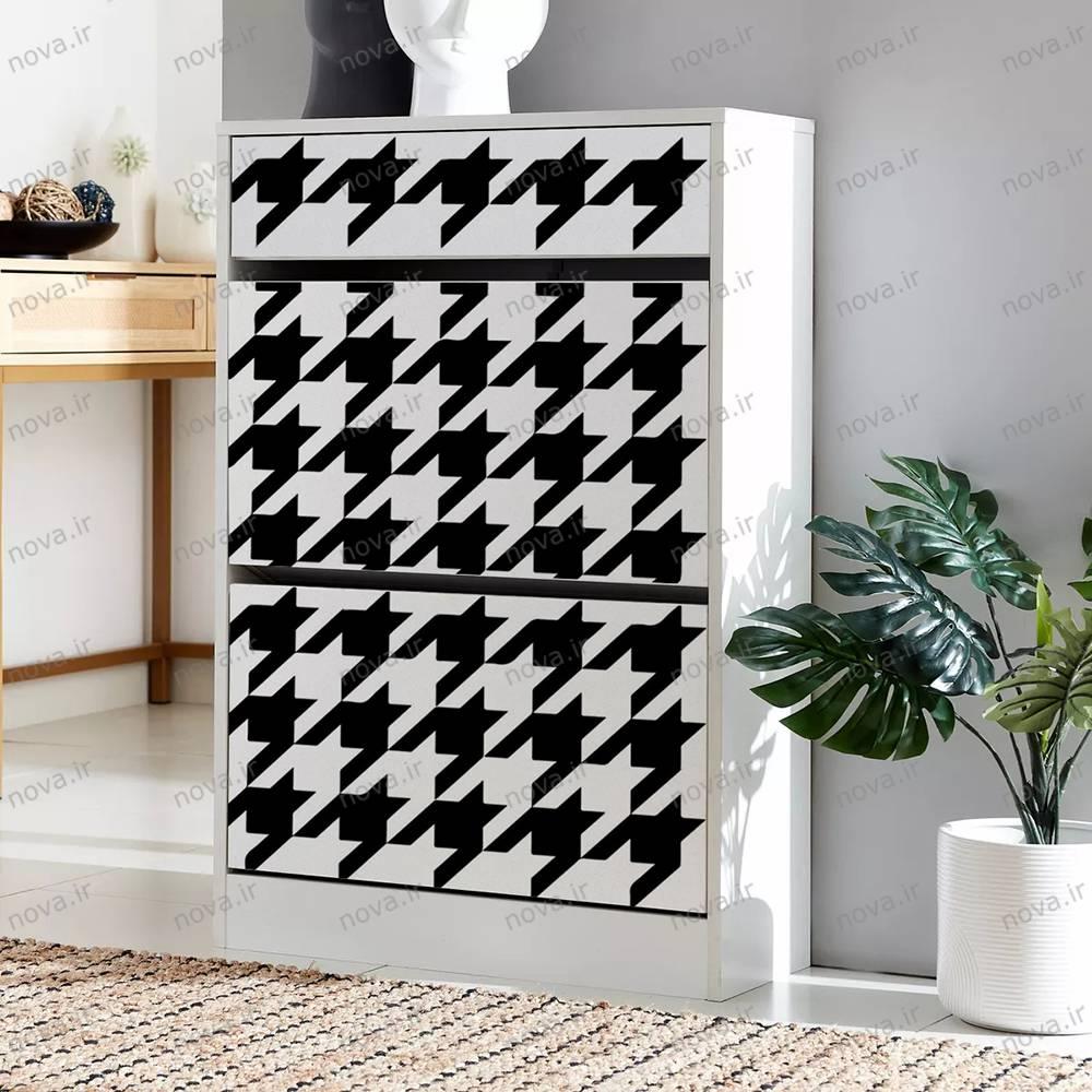 عکس محصول جاکفشی مدل ایکیا طرح پیچازی کد IKA-19