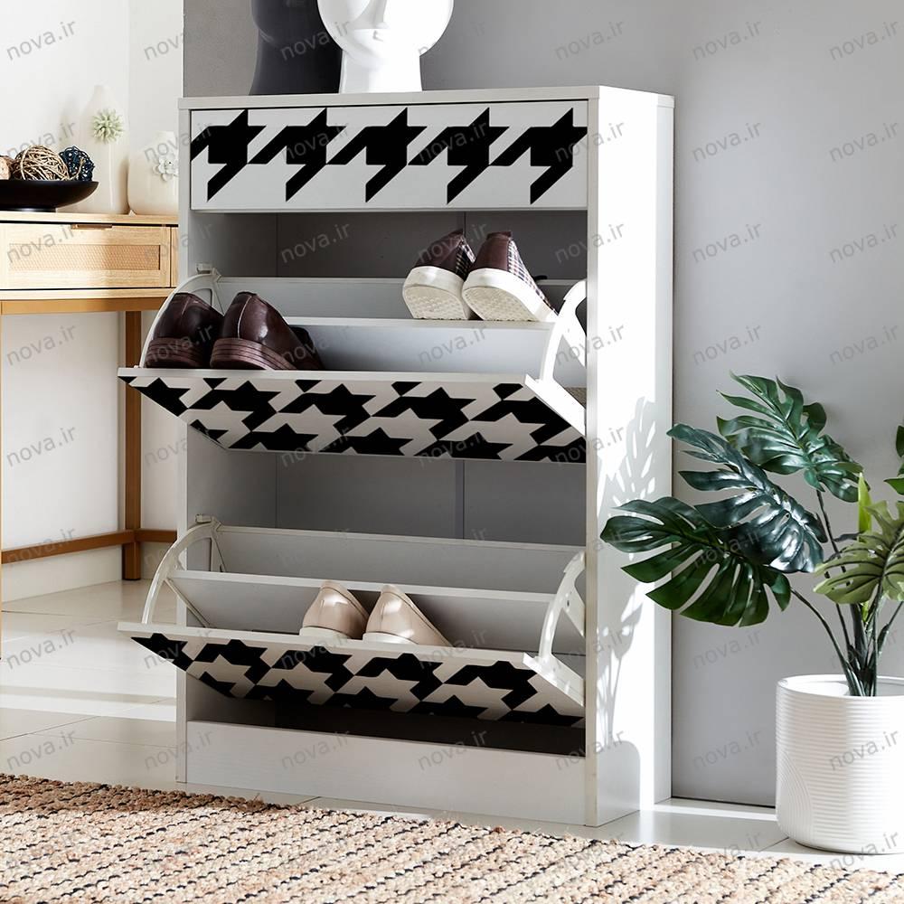 عکس محصول جاکفشی مدل ایکیا طرح پیچازی کد IKA-19