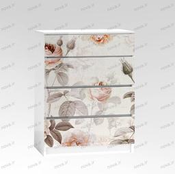 Image of دراور مدل ایکیا طرح رز کد CUB-04