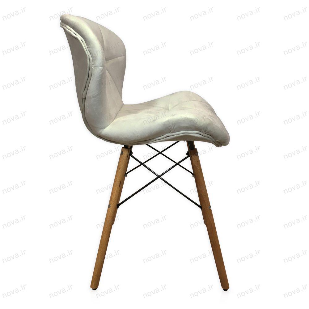 عکس محصول صندلی مدرن پایه ایفلی روکش پارچه ای مدل زین اسبی