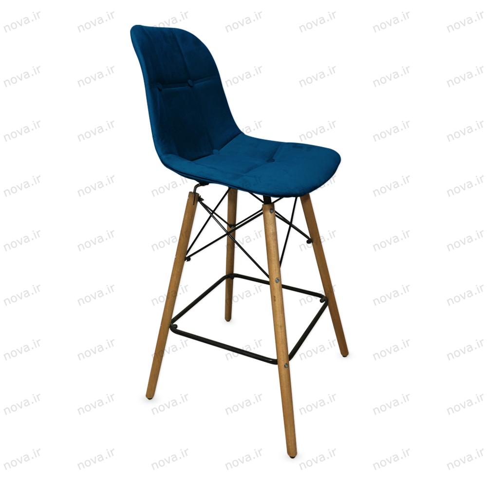 عکس محصول صندلی مدرن پایه ایفلی اوپن روکش پارچه ای مدل دیبا