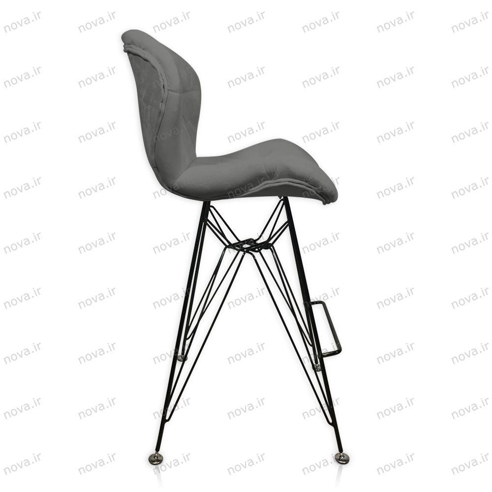عکس محصول صندلی مدرن اوپنی پایه اسپایدر مدل زین اسبی پارچه ای