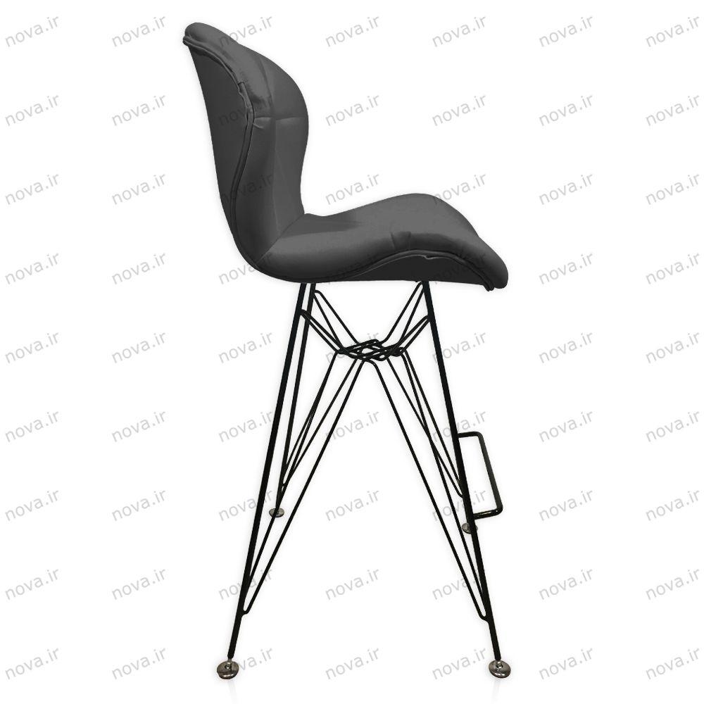 عکس محصول صندلی مدرن اوپنی پایه اسپایدر مدل زین اسبی چرمی