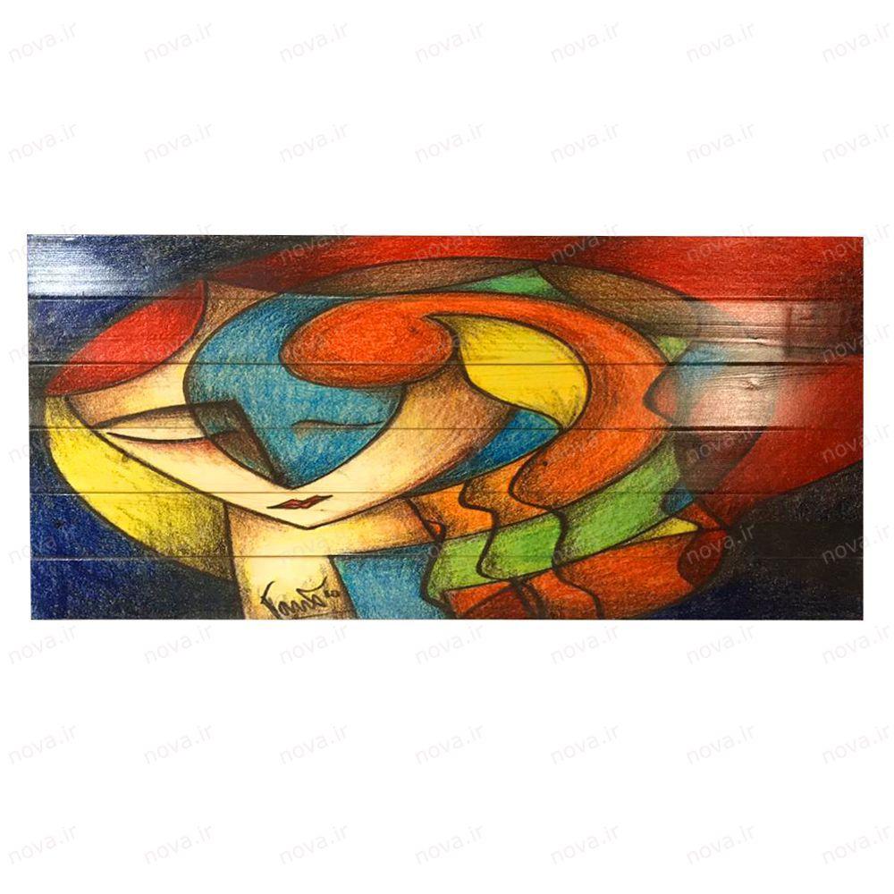 عکس محصول میز جلومبلی مدل مدرنیستیک طرح کوبیسم کد TL-01