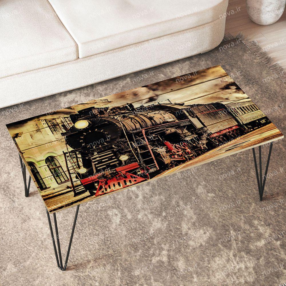 عکس محصول میز جلومبلی مدل مدرنیستیک طرح لوکوموتیو کد TL-10