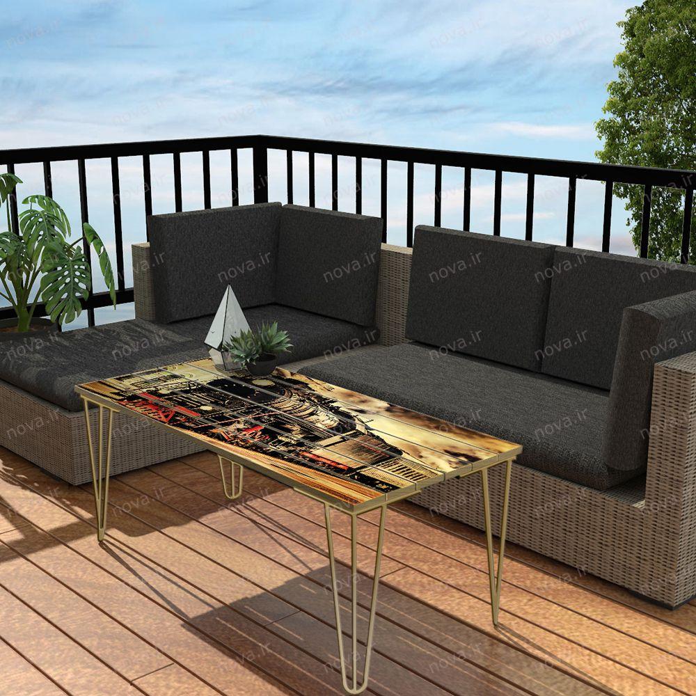 عکس محصول میز جلومبلی مدل مدرنیستیک طرح لوکوموتیو کد TL-10