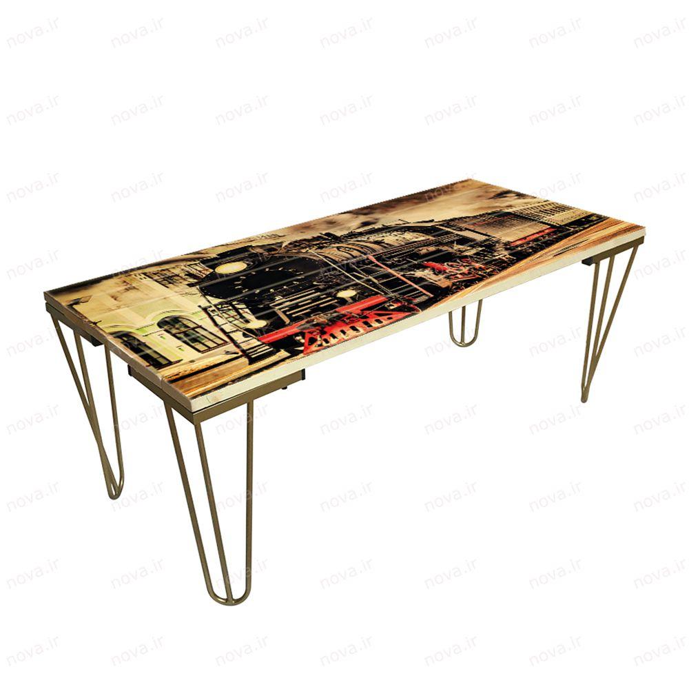 عکس محصول میز جلومبلی مدل مدرنیستیک طرح لوکوموتیو کد TL-10