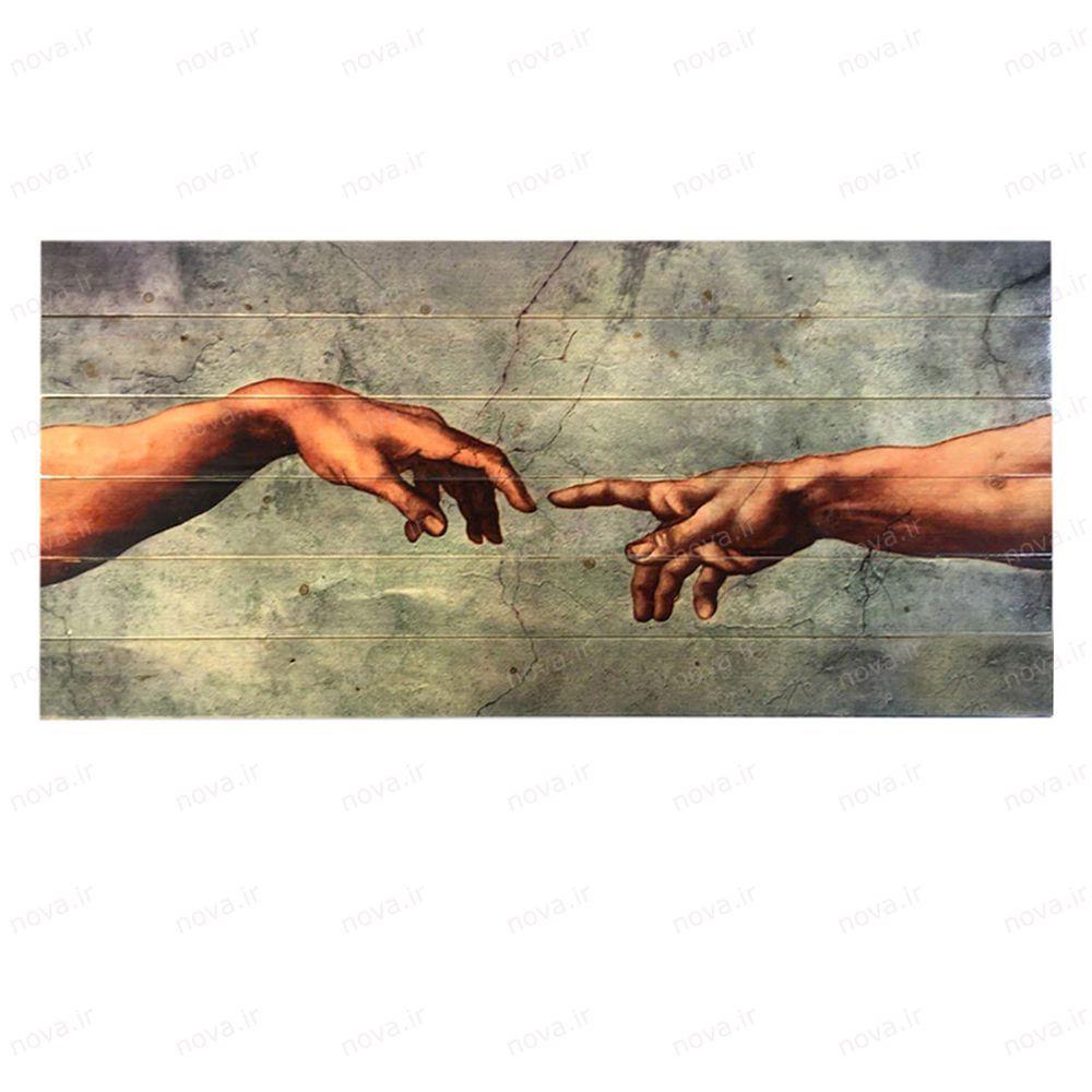 عکس محصول میز جلومبلی مدل مدرنیستیک طرح دست خدا کد TL-12