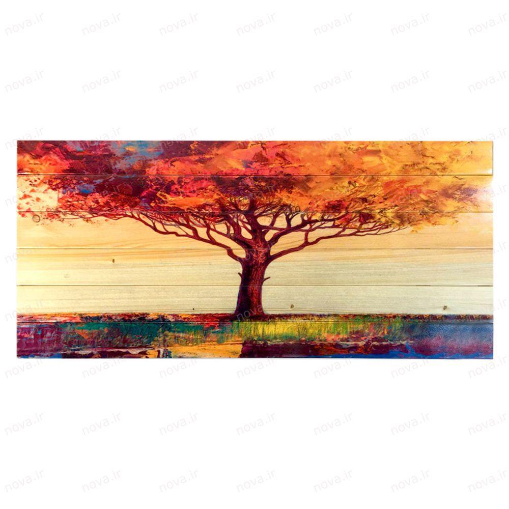 عکس محصول میز جلومبلی مدل مدرنیستیک طرح درخت رنگارنگ کد TL-16