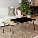 میز جلومبلی مدل مدرنیستیک طرح گلدان سه بعدی کد TL-02