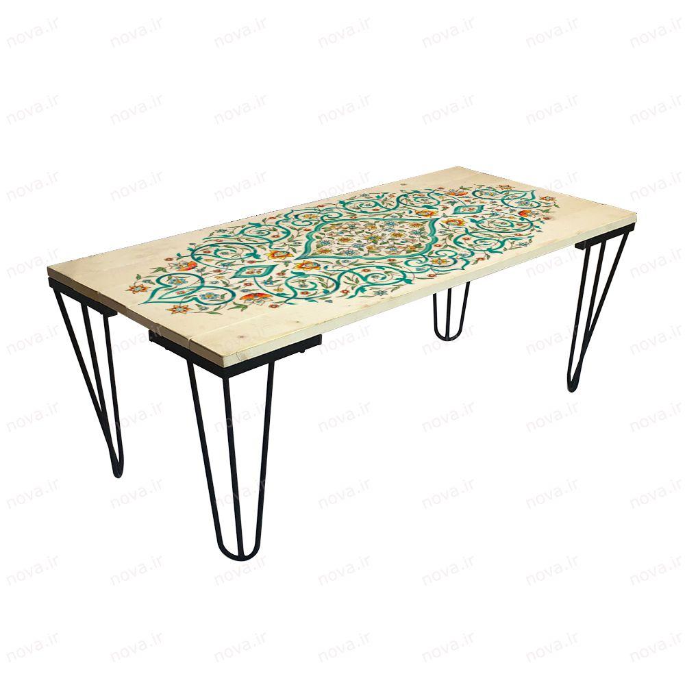 عکس محصول میز جلومبلی مدل مدرنیستیک طرح سورنا کد TL-20