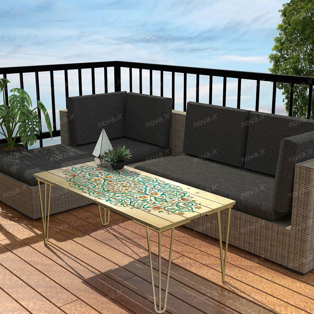 عکس محصول میز جلومبلی مدل مدرنیستیک طرح سورنا کد TL-20